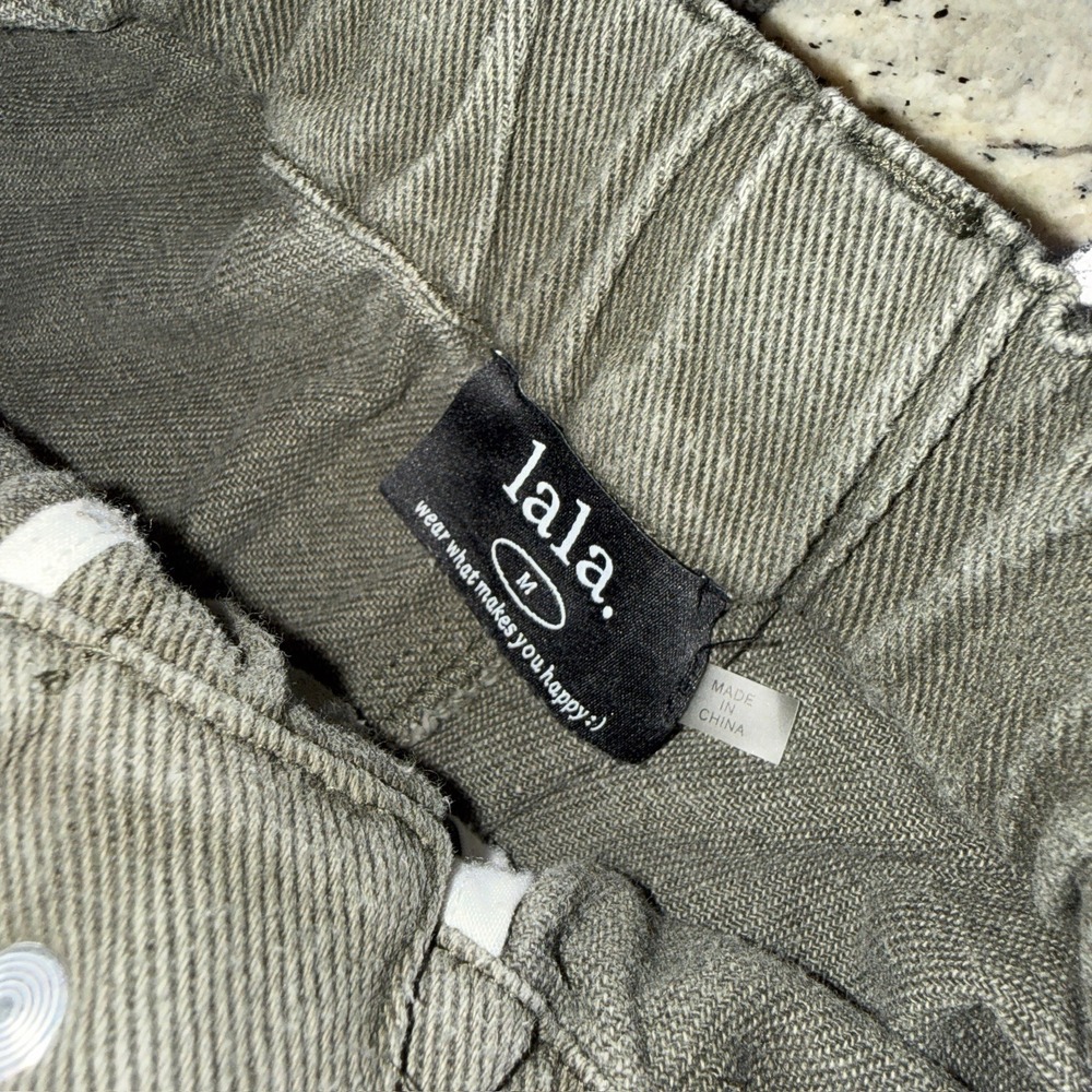 Dressed In LALA Canvas Parachute Pants Streetwear Sz M Oversized Hip Hop - Picture 4 of 16